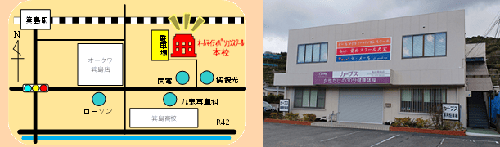 本校の案内地図